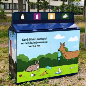 KVARTTI -jäteasema (neljälle lajikkeelle)
