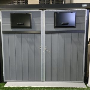 Hannäs -jäteastiasuoja 2 x 660L (outlet)