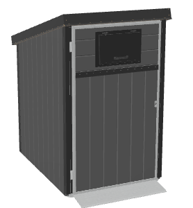 Hannäs -jäteastiasuoja 1 x 660L (outlet)